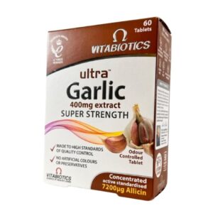 Vitabiotics Ultra Garlic Super Strength 400mg 60 Tablets