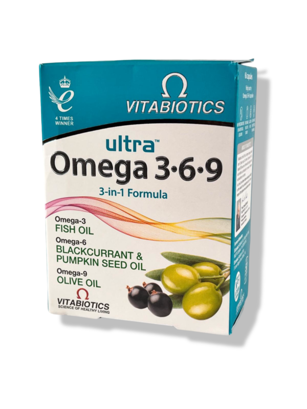 Vitabiotics Ultra Omega-3.6.9 Capsules High Purity Strength Fish Oil - 60 Caps