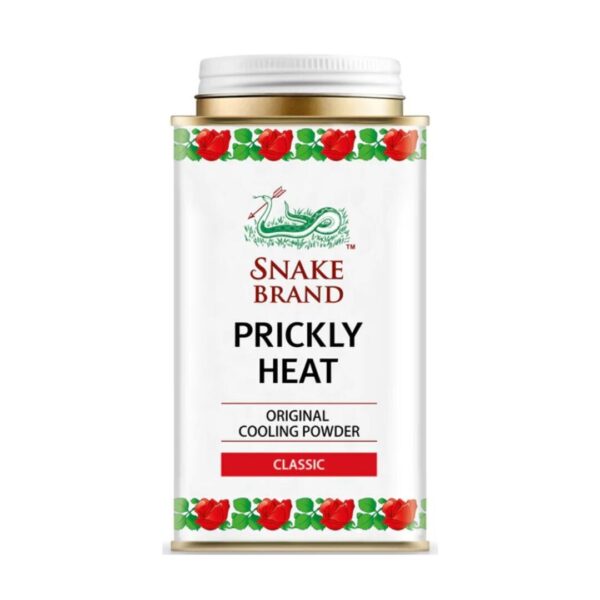 Snake Brand Prickly Heat Classic Cooling Powder-140g Cooling Relief