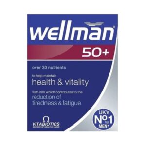 Vitabiotics Wellman 50+ Plus Vitamin and Mineral Supplement 30 Tablets