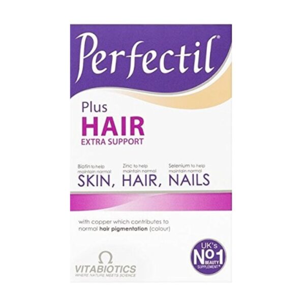 Vitabiotics Perfectil Plus Hair - 60 Tablets - Advanced Nutrition For Hair Care-