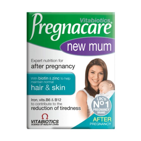 Vitabiotics Pregnacare New Mum - 56 Tablets - Hair Skin Vitamins Tablets -