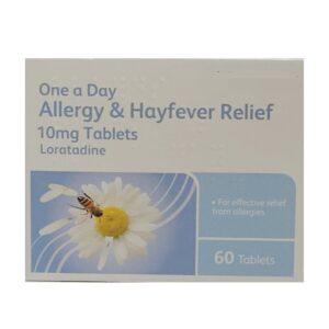 Loratadine (10mg) - Hay Fever & Allergy Relief - 60 Tablets - EXP 10/2024