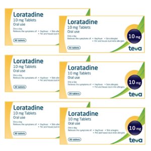 180 Loratadine one a day Relief Hay fever allergy tablet (Clarityn equivalent)