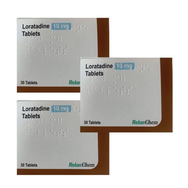 90 x Loratadine 10mg Hayfever Allergy Tablets 3 Months supply (Generic Clarityn)