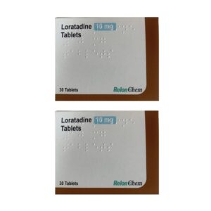 Loratadine 10 mg - 2 x 30 Tablets - For Fever And Other Allergies -