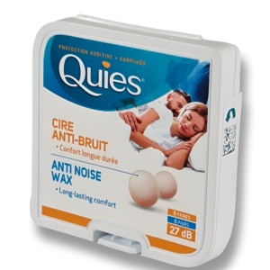 Quies Pure Natural Wax Ear Plugs Protection 8 Pairs Noise Reduction