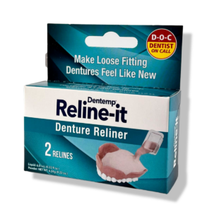 Dentemp Reline It Soft Denture Reliner Kit Advanced Repair Re-Liner