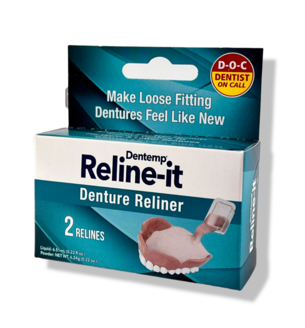 Dentemp Reline It Soft Denture Reliner Kit Advanced Repair Re-Liner