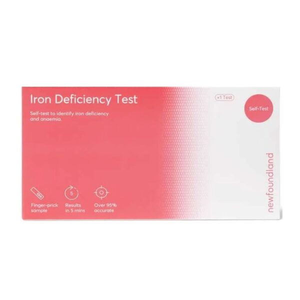 Newfoundland Iron Deficiency Home Test Kit - A Self-Test To Detect Iron Deficien