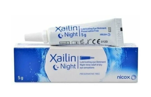 Xailin Night Lubricating Eye Ointment 5g Tube
