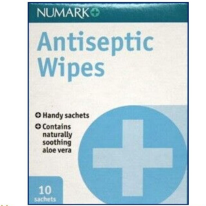 Antiseptic Wipes - Antiseptic Protection - 10 Sachet Wipes