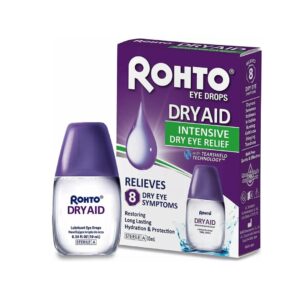 ROHTO Dry Aid Intensive Eye Drops-Eye Relief Formula To Hydrate/Restore/Protect-