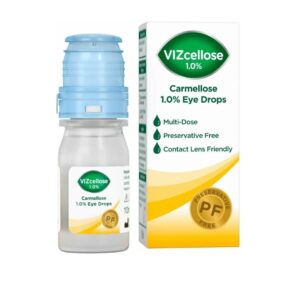 VIZcellose 1.0 Carmellose 10ml -Eye Drops - Relieves Severe Symptoms Of Dry Eyes
