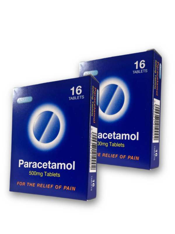 32 Paracetamol tablets for Headache, Migraine, Back Pain 500mg