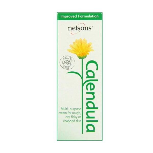 Nelsons Calendula Cream 50g - Soothes/Hydrates - Tired/Damaged/Dry/Flaky Skin -