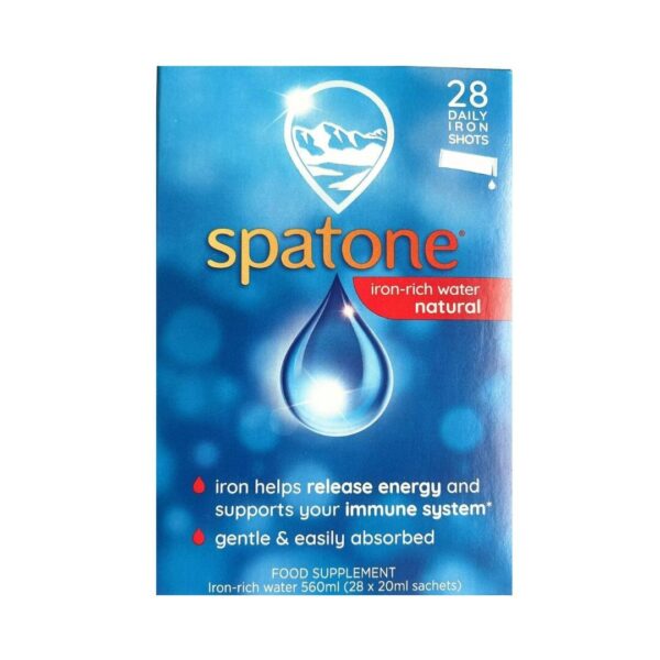 Spatone Iron Rich Water, Natural Iron Supplement, 20 ml x 28 sachets