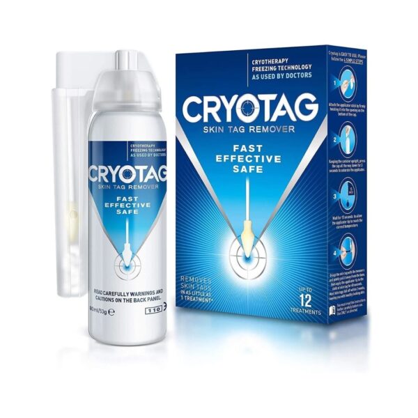 Cryotag Skin Tag Remover - Fast Effective Safe - Up to 12 Treatments -