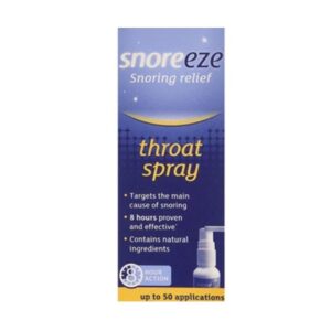 Snoreeze Throat Spray - 14ml - Targets The Main Cause Of Snoring -