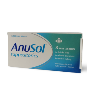 Anusol 24 Suppositories -Treats Haemorrhoids/Shrinks Piles - 3 - Way Action-