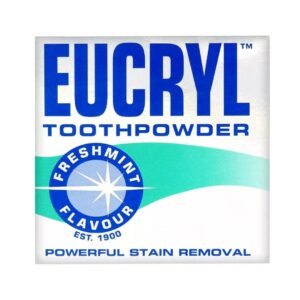 EUCRYL Fresh Mint Original Powerful Whitening Stain Removal Tooth Powder - 50 GM