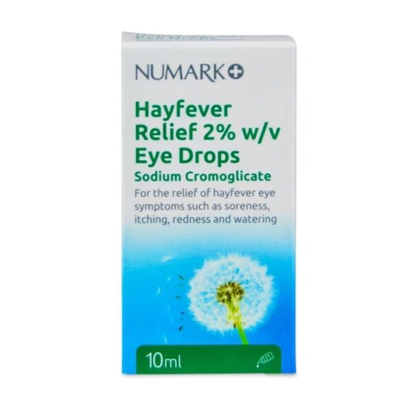 Allergy Eye Drops For Hayfever - 10ml Sodium Cromoglicate 2% w/v