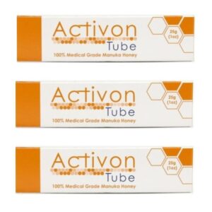 Activon Tube Medical Grade Manuka Honey - 25g Wounds & Burns First Aid Pack of 3