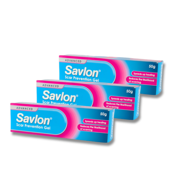 Savlon Advance Healing Gel - Helps In Faster Healing & Reduces Scarring-3 x 50g