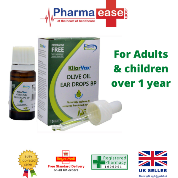 KliarVax Olive Oil Ear Drops 10ml