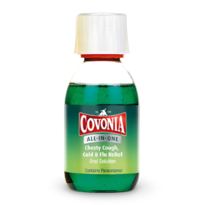 Covonia All-in-One Chesty Cough, Cold and Flu Relief Oral Solution - 160ml