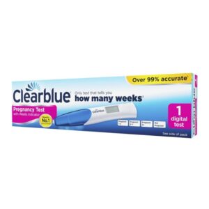 Clearblue Pregnancy Test Digital Weeks Indicator Over 99% Accurate - 1 Test