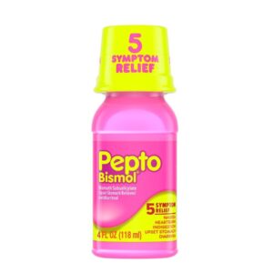 Pepto Bismol Liquid 118ml-Treats Heartburn/Indigestion/Upset Stomach Effectively