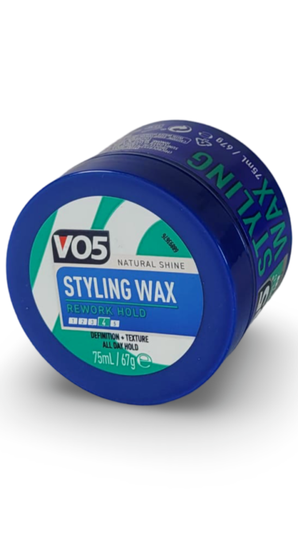 VO5 Styling Wax-75Ml-Provides Long-Lasting Controlled Hold For Natural Hairstyle