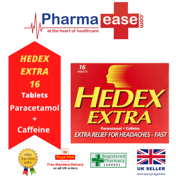 Hedex Extra Fast Headache Relief Tablets 16 - (MAX TWO PACKS PER TRANSACTION)
