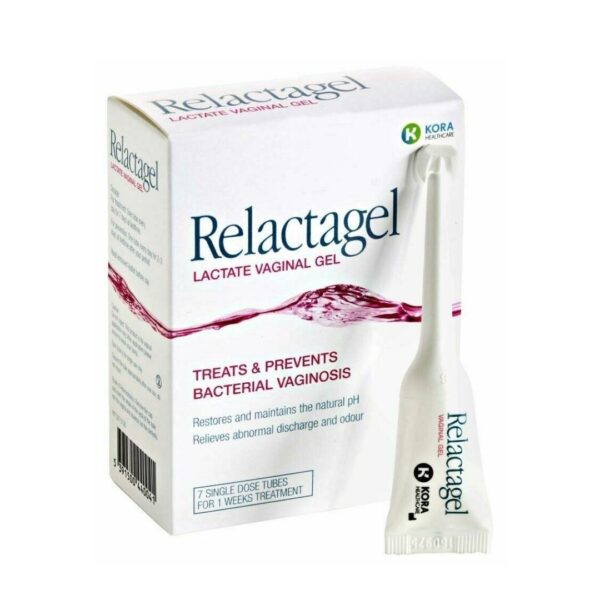 Relactagel Vaginal Gel -7x 5ml APPLICATORS TREAT BV BACTERIAL VAGINOSIS