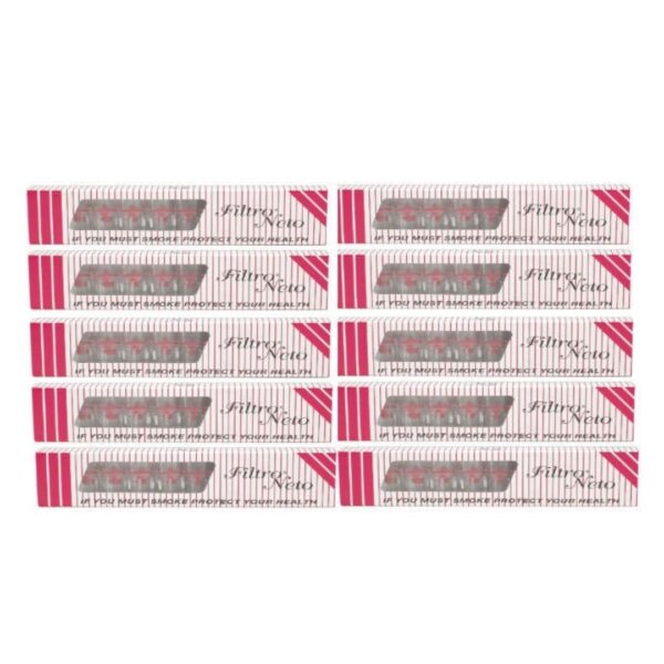 10 x 10 100 Filtro Neto Cigarette Holder Filter Tips Reduce Tar And & Nicotine -