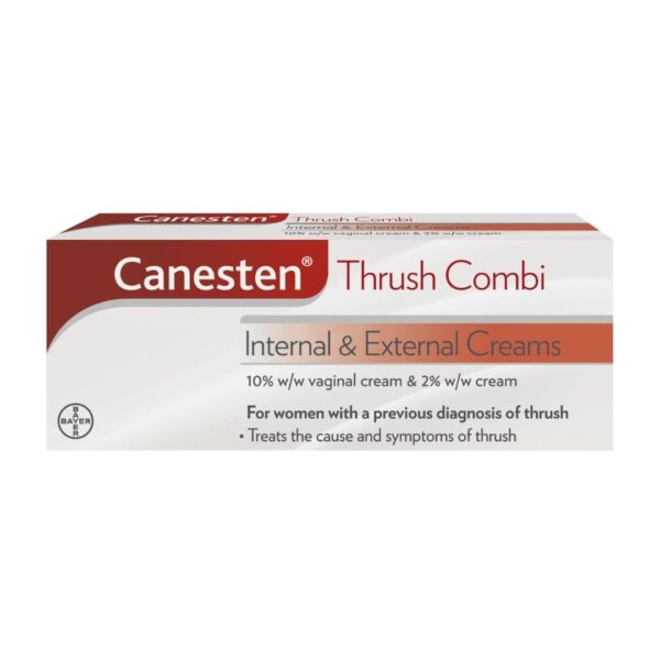 Canesten Thrush Combi Internal & External Creams - Combats Vaginal Thrush