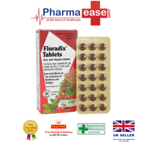 Floradix Tablets x 84 - Herbal Supplement - Iron - Fatigue & Tiredness