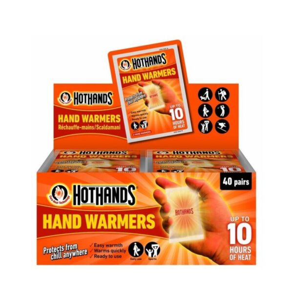Hothands Hand Warmers Pack Of 10 Pairs - To Ensure A Constant & Comforting Heat-