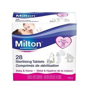 Milton Sterilising Pack of 28 Tablets Steriliser for Cold Water