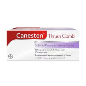 Canesten Thrush Soft Gel Pessary And External Cream Combi