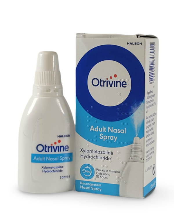 Otrivine Adult Metered Dose Nasal Spray - 10ml - Relieves A Blocked Nose -