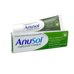 Anusol Natural Cream - Soothing Hemorrhoids/Piles- Non-Medicated Solution -30g
