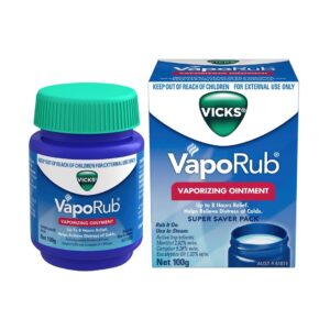 Vicks Vaporub - 100g Helps nasal catarrh, sore throat congestion