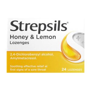 Strepsils Lozenges Honey & Lemon Pack Of 24