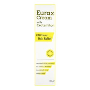 Eurax Itch Relief Cream 100g - Helps Stop Itching Fast Lasts Up to 8hrs