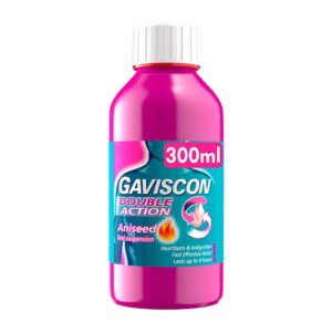 Gaviscon Double Action Liquid Aniseed - 300ml-Treats Indigestion & Hearthburn -