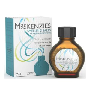 Mackenzie Smelling Salts -17ml - Clears Nasal Passage/Relieve Catarrh/Head Cold-