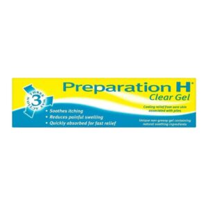 Preparation H Clear Gel 25g - Moisturising Soothes Itching Piles