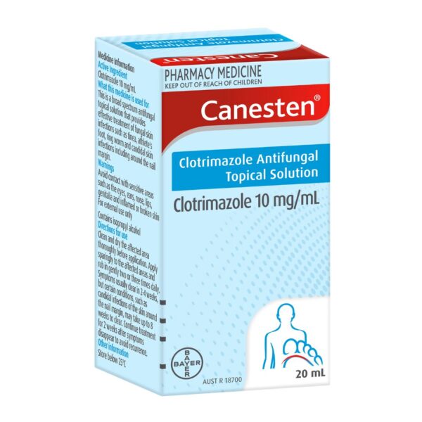 Canesten 1% Anti Fungal Solution - 20ml (MAX 1 PER ORDER)